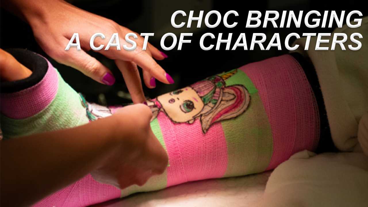 CHOC Anesthesiologist Brightens Patients’ Surgeries, Bringing a Cast of Characters