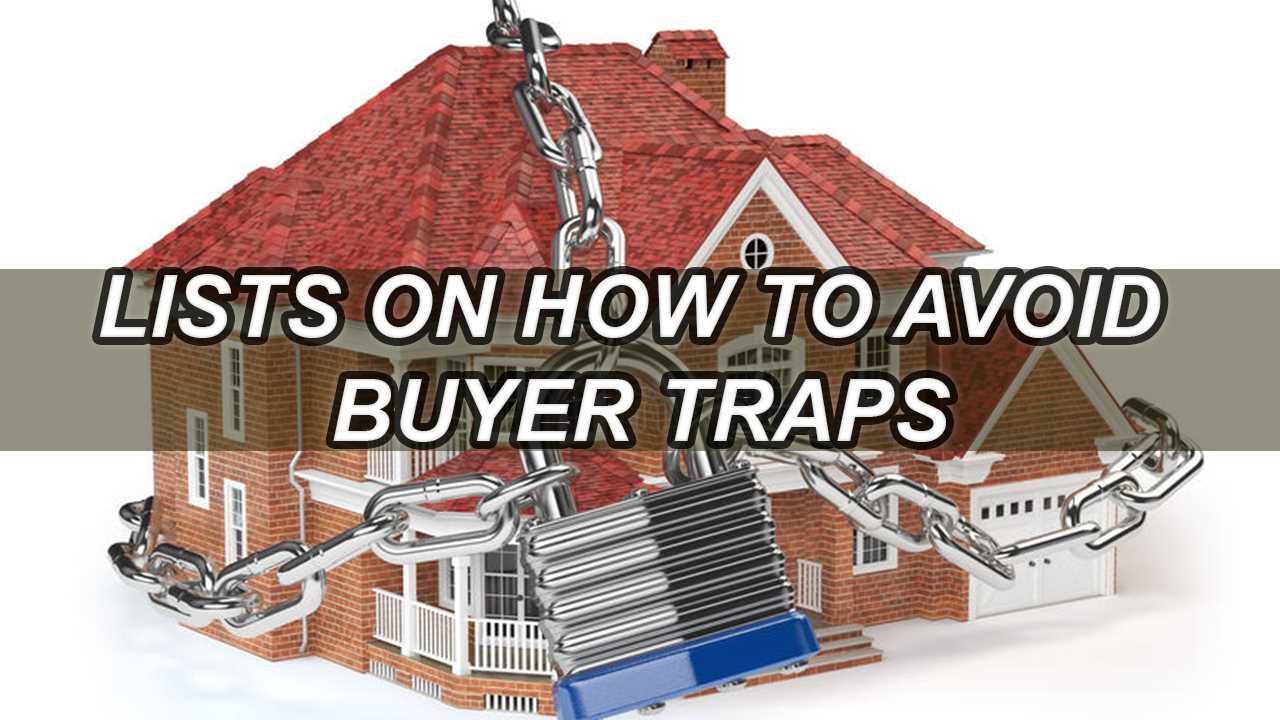 Tips on How to Avoid Buyer Traps