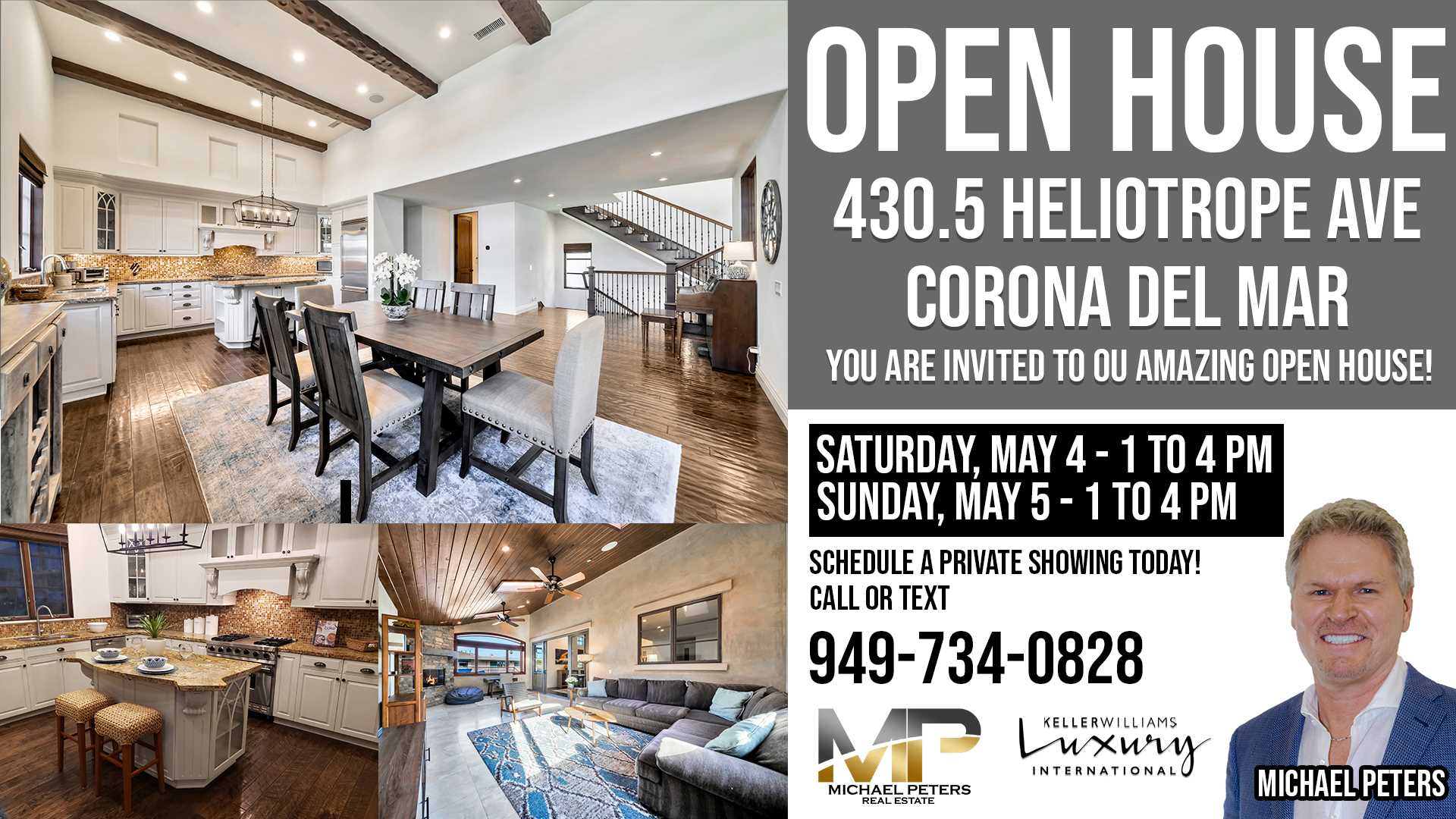 OPEN HOUSE - 430.5 Heliotrope Ave, Corona Del Mar